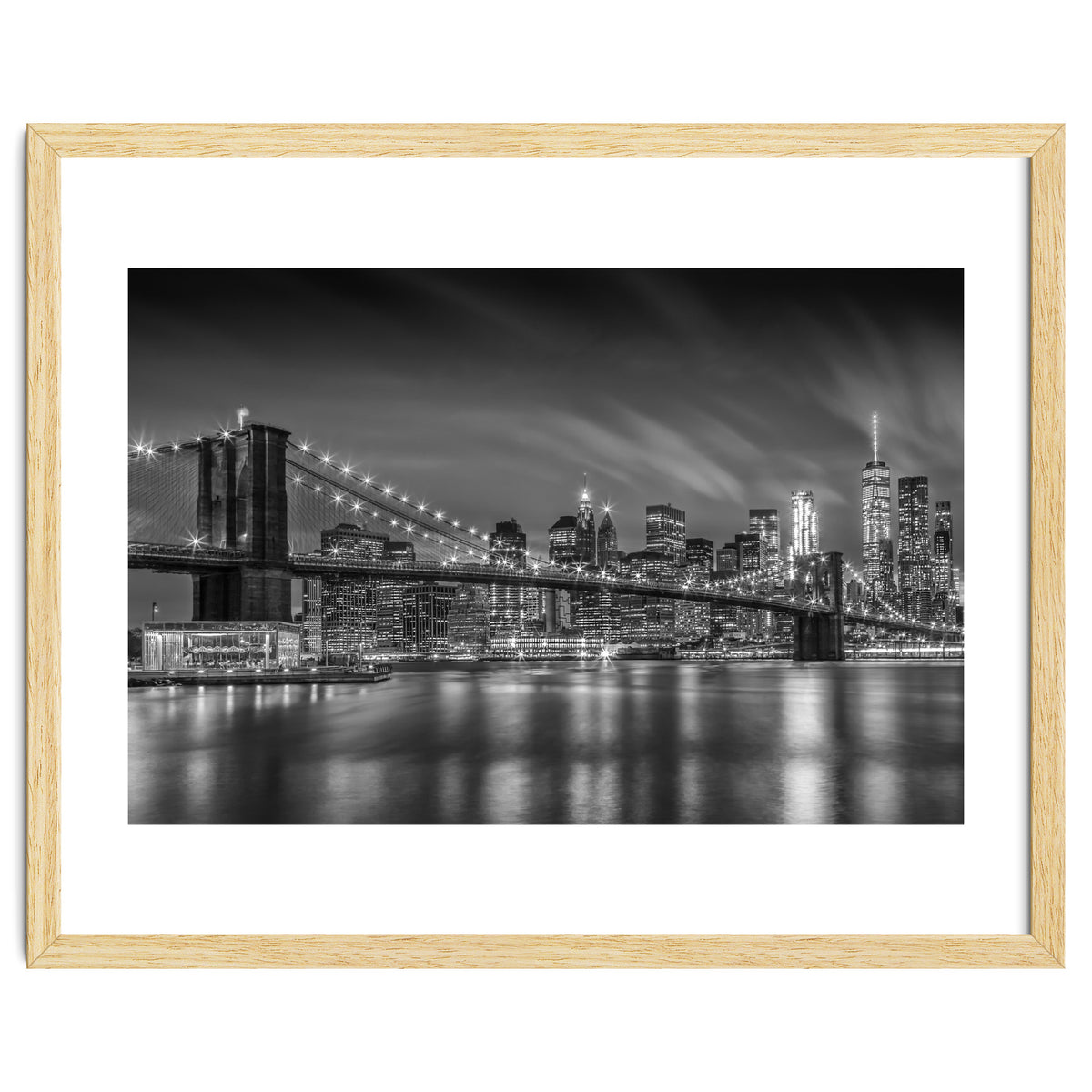 BROOKLYN BRIDGE Nightly Impressions | Monochrome