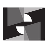 Geometric Shapes No. 11 - monochrome (Print Only) thumbnail