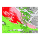 Green and Pink Spill (Print Only) thumbnail