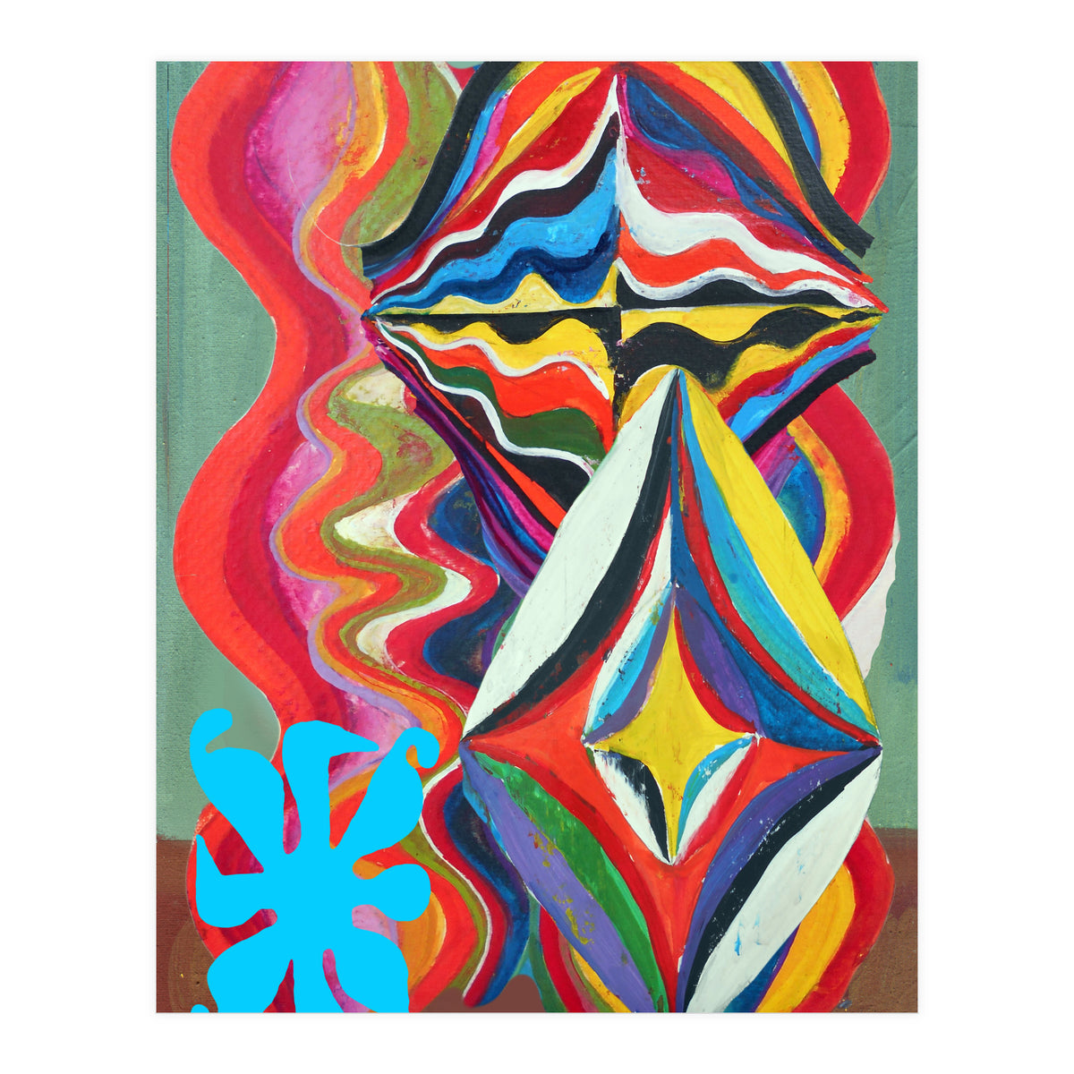 Pop Abstract Asimetrico A10 (Print Only)