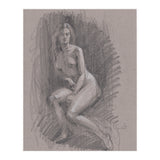 Beautiful drawing of a woman (Print Only) thumbnail