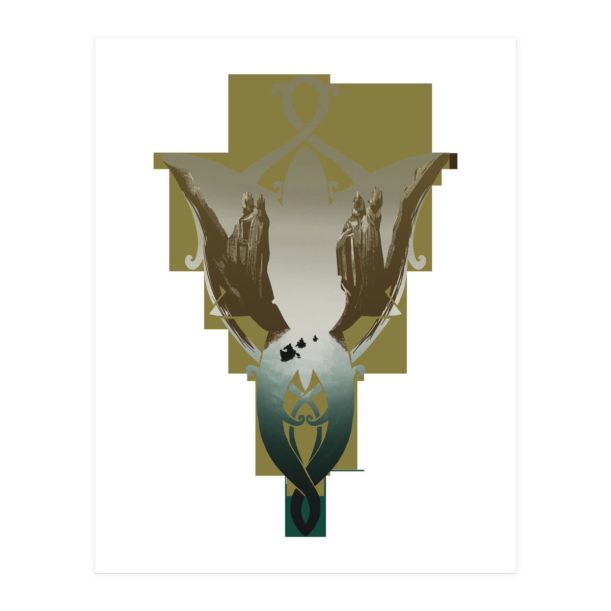 Evenstar at the Argonath (Print Only)