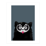 Doozal Cat Kiss (Print Only) thumbnail
