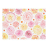Abstract fireworks pattern in yellow and red (Print Only) thumbnail