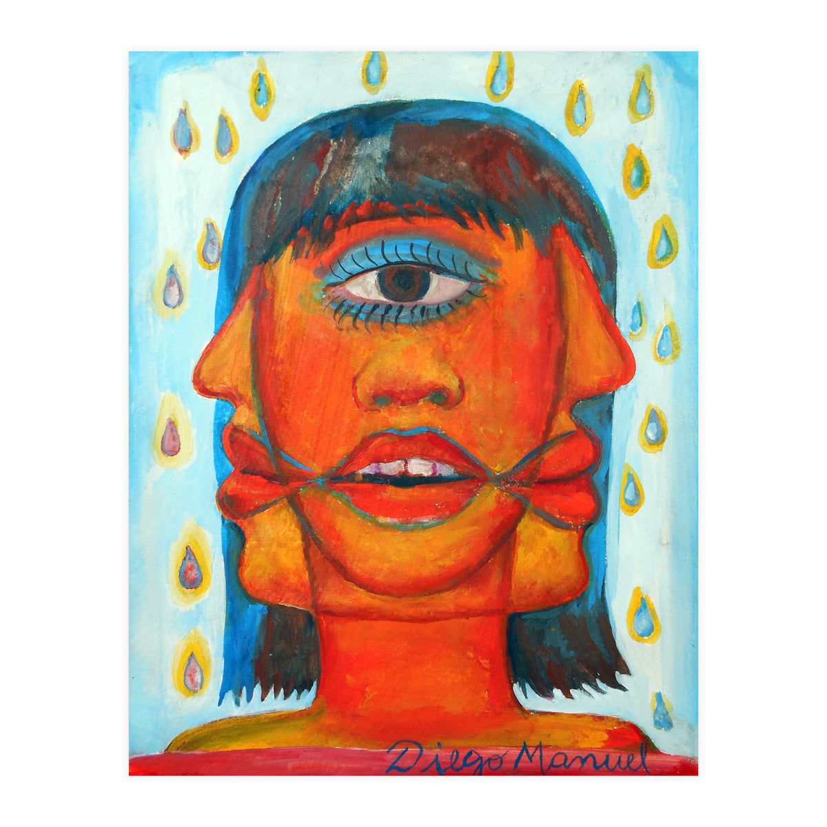 Cabeza De Mujer 4 Nueva (Print Only)