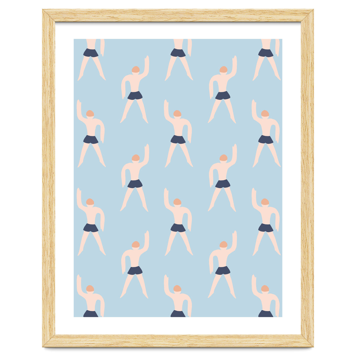 Swimming Boy Pattern