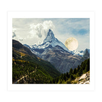 Wander trip sets the Moon (Print Only)