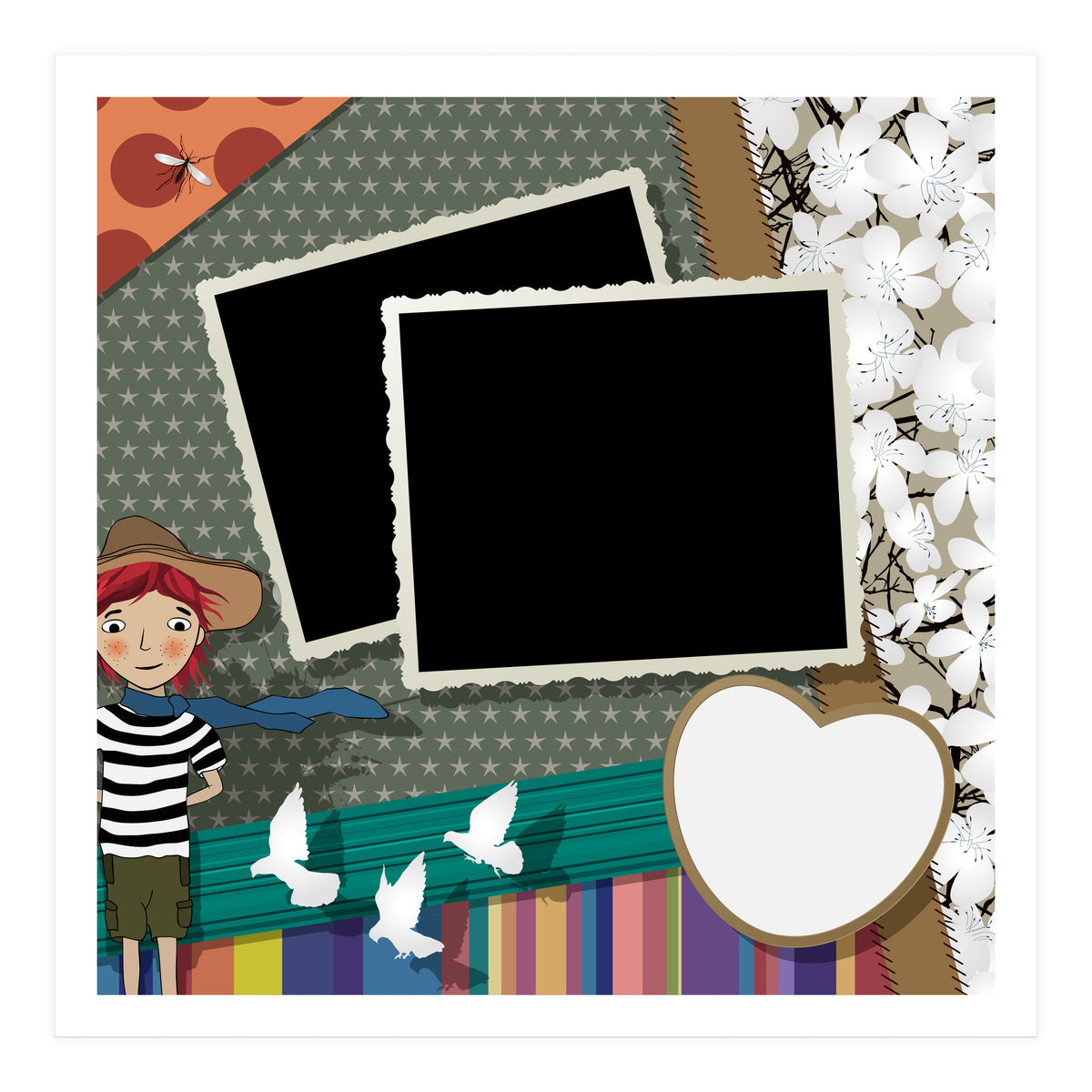 Vintage Photos Collage (Print Only)