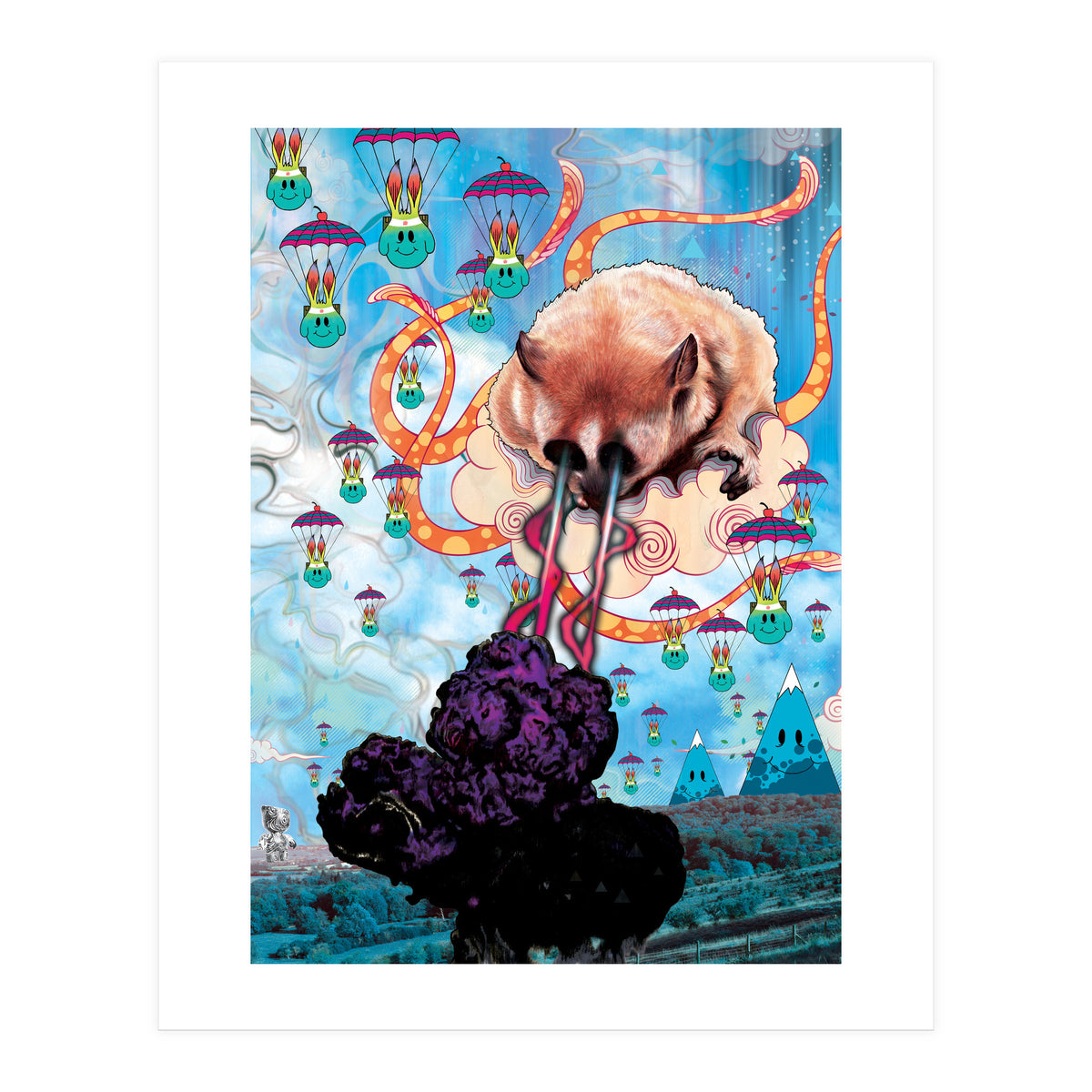 Attack Of The Super Furry Animal (Print Only)