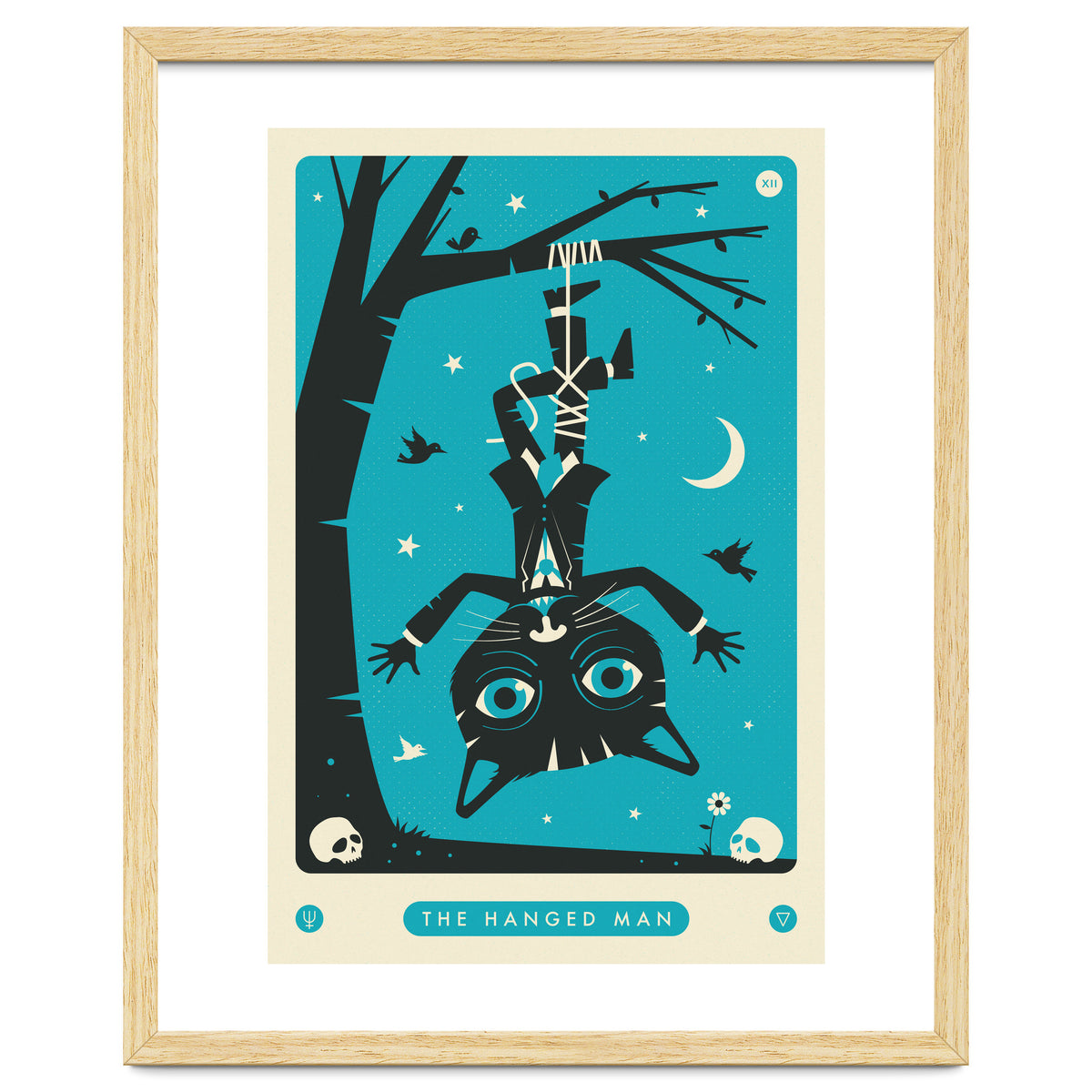 TAROT CARD CAT: THE HANGED MAN