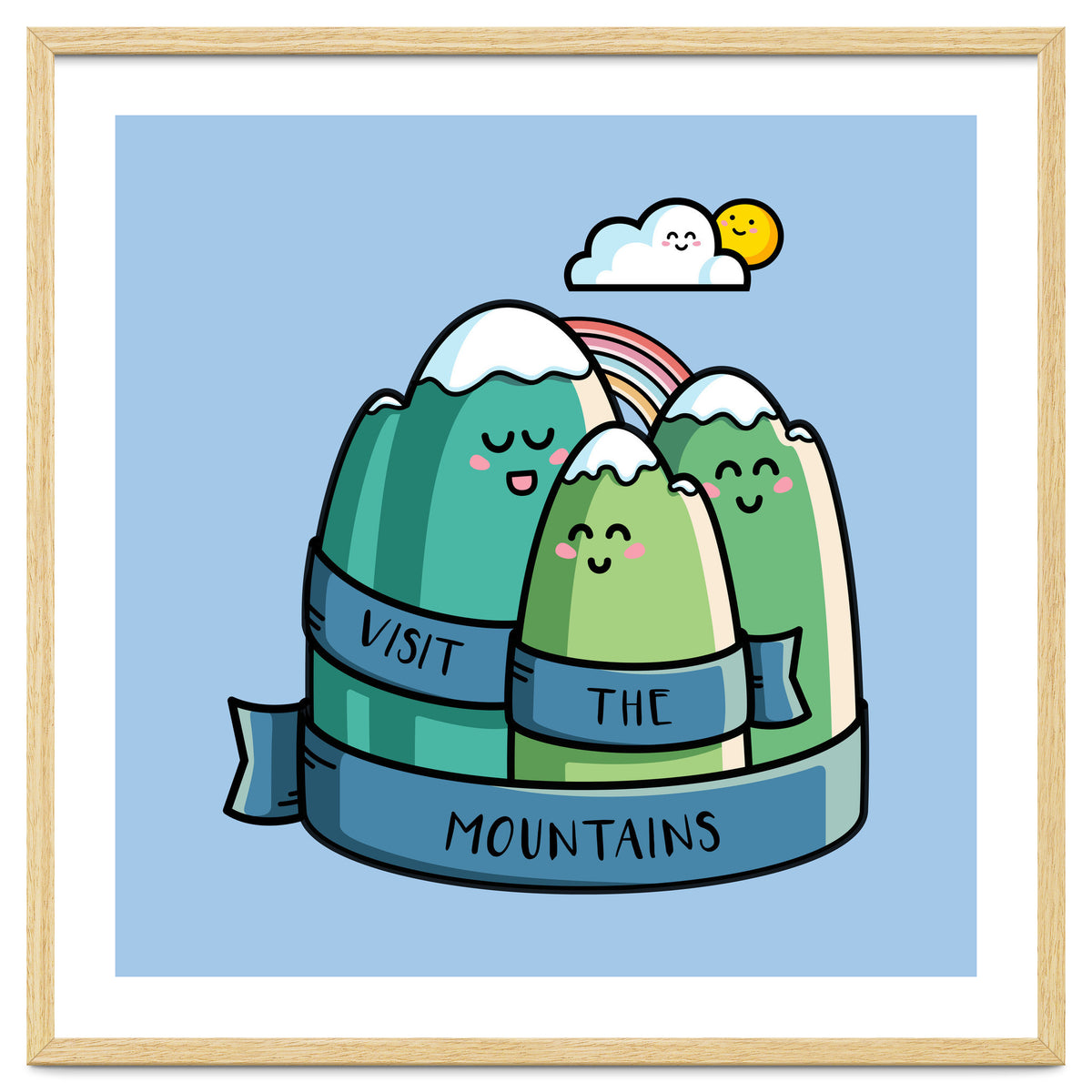 Kawaii Cute Visit the mountains