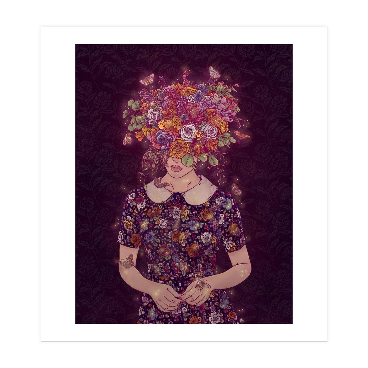 Shy Lady (Print Only)
