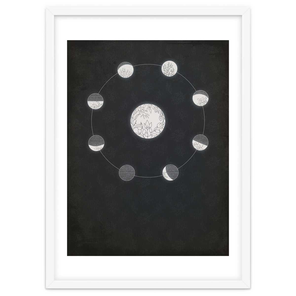 Floral moon phases