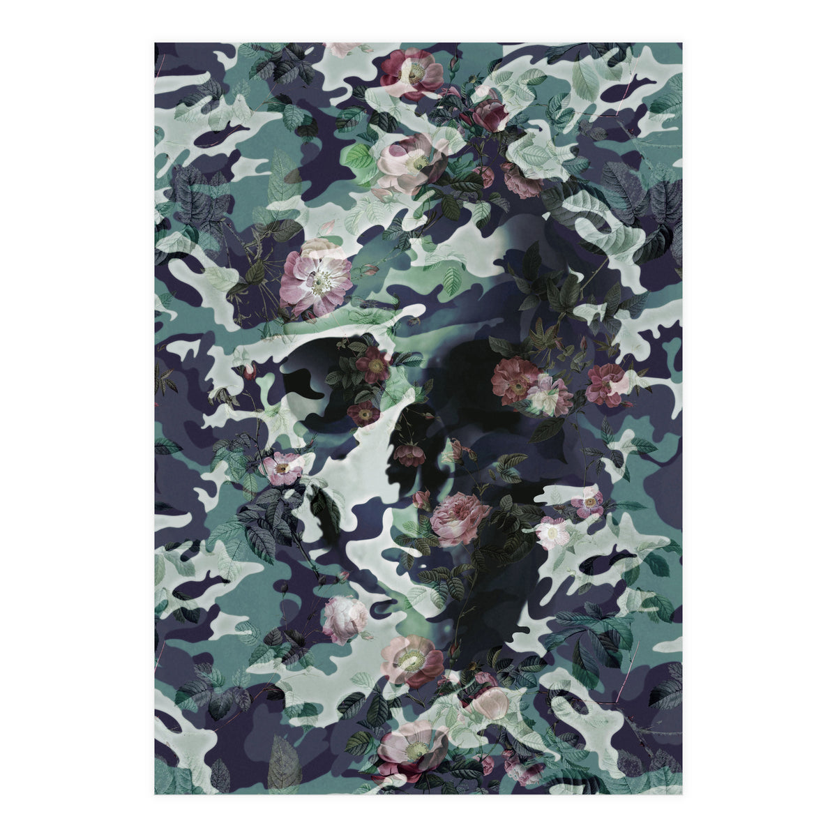 Camo Skull (Print Only)