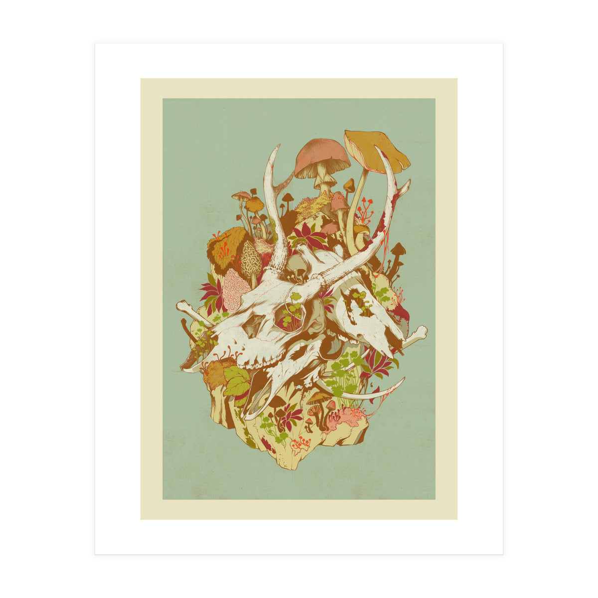 Skulls In Spring (Print Only)
