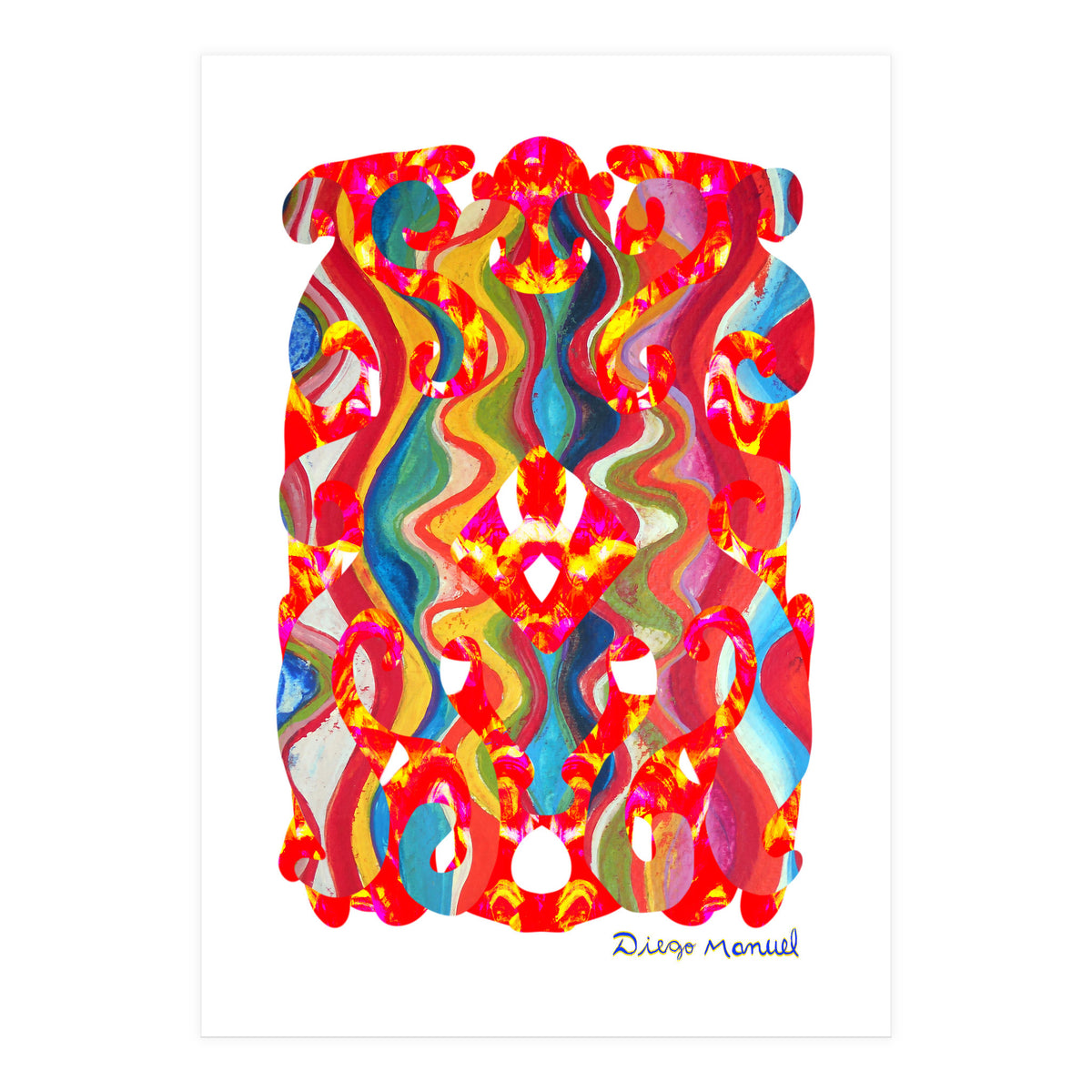Pop Abstract Asimetrico 30 Copia (Print Only)