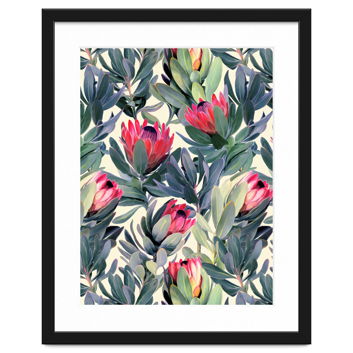 Painted Protea Pattern