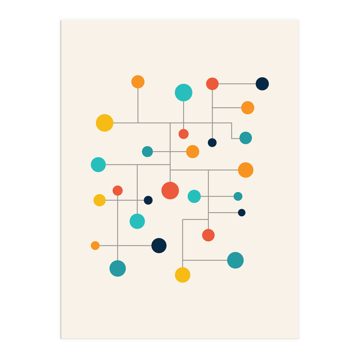 Mid Century Modern Geometry 015 (Print Only)