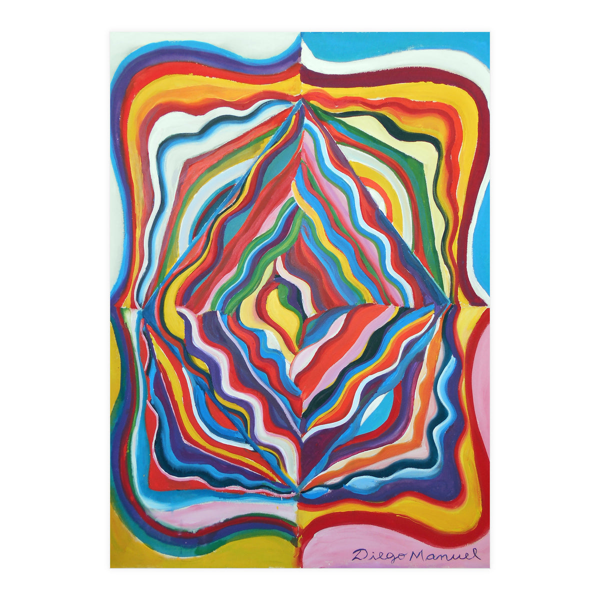 Graffiti Con Rombo (Print Only)