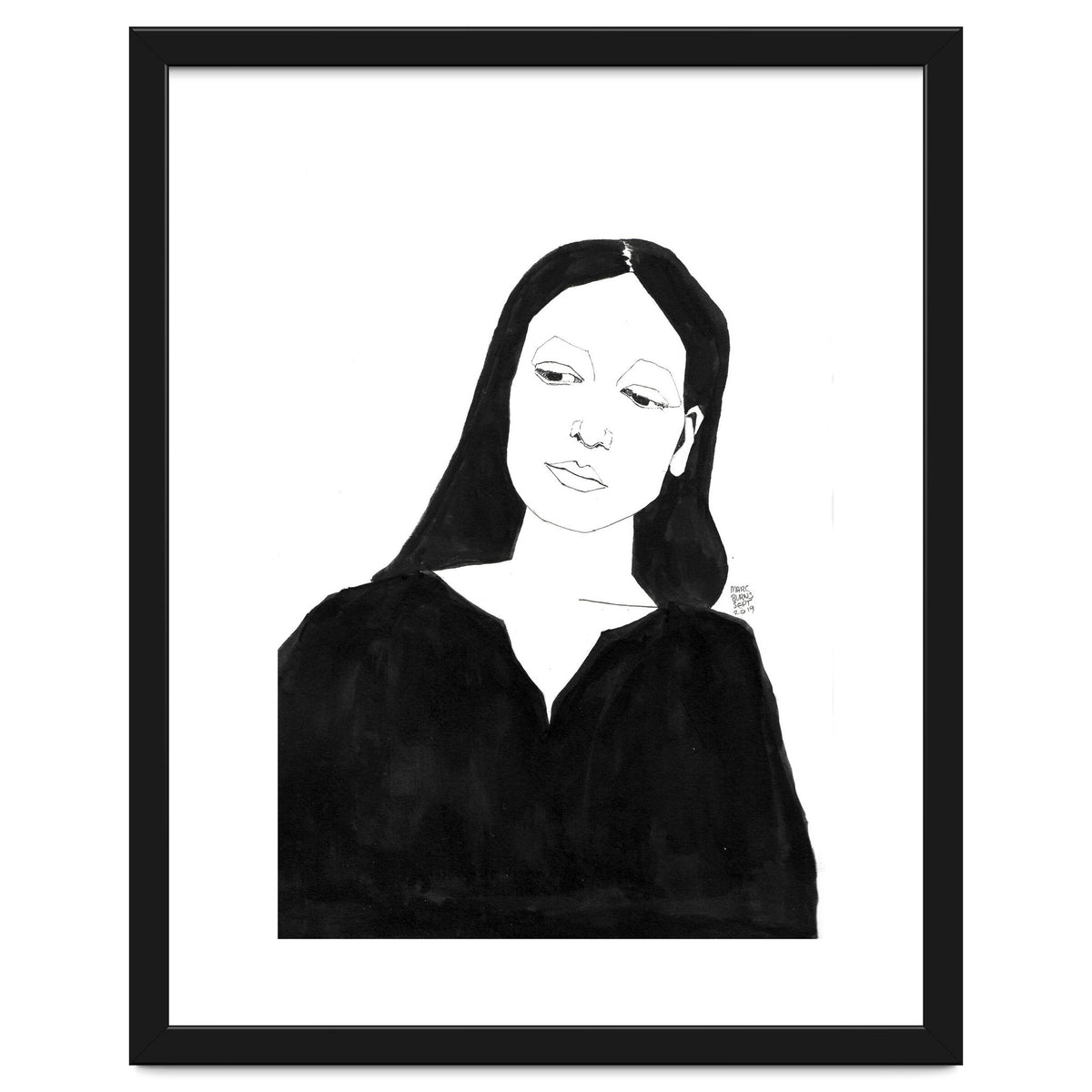 Untitled #36 - Woman in black