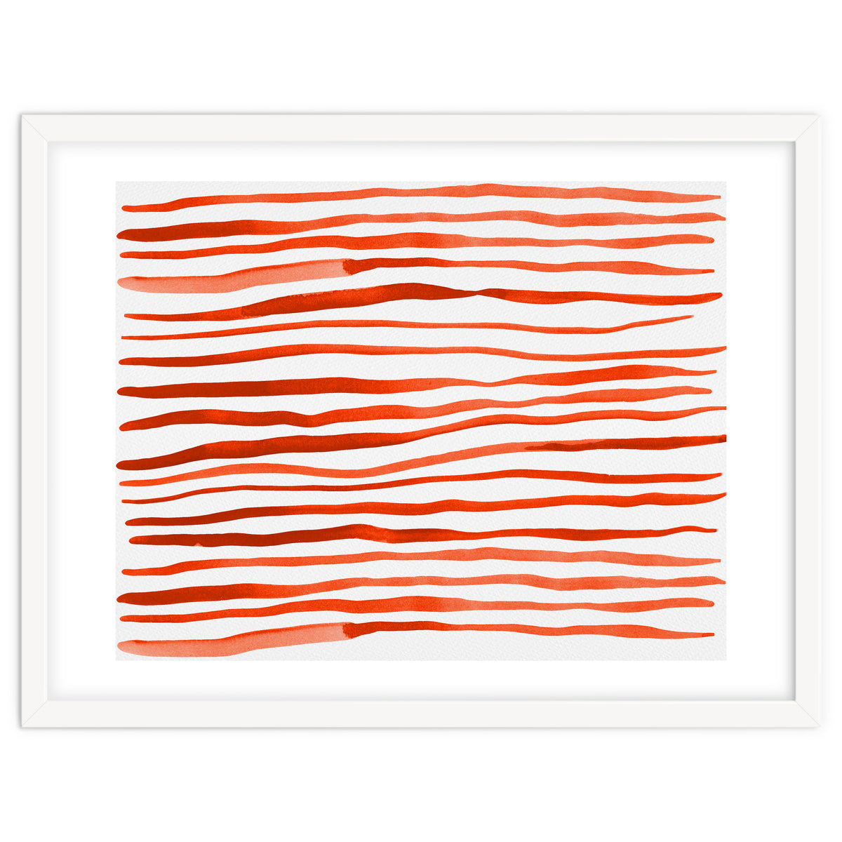 Irregular orange lines pattern