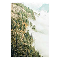 Hills And Fog (Print Only)