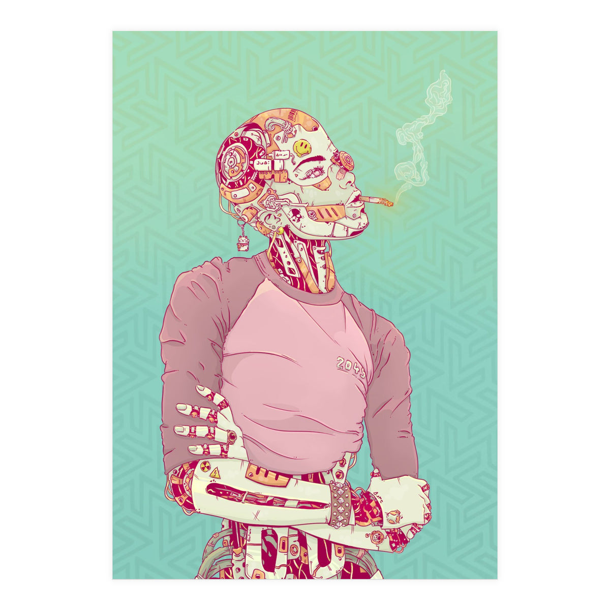 Nostalgic Lady (Print Only)