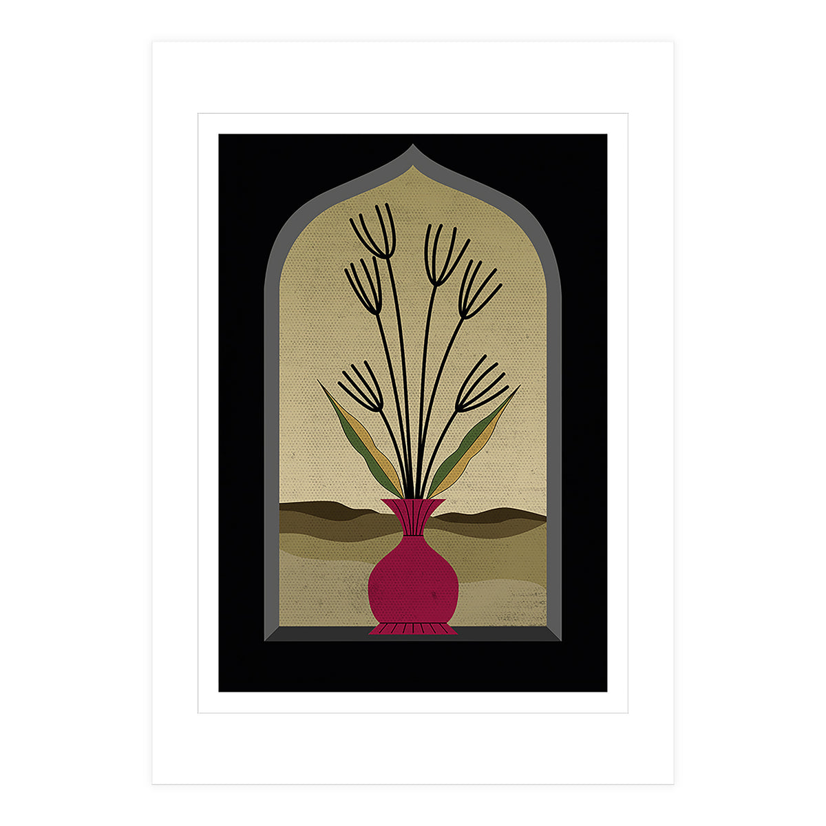 Window and Vase (Print Only)