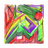 colored shapes in perspective (Print Only) thumbnail