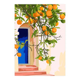 Wherever you go, go with all your heart | Summer Travel Morocco Boho Oranges | Architecture Building (Print Only) thumbnail