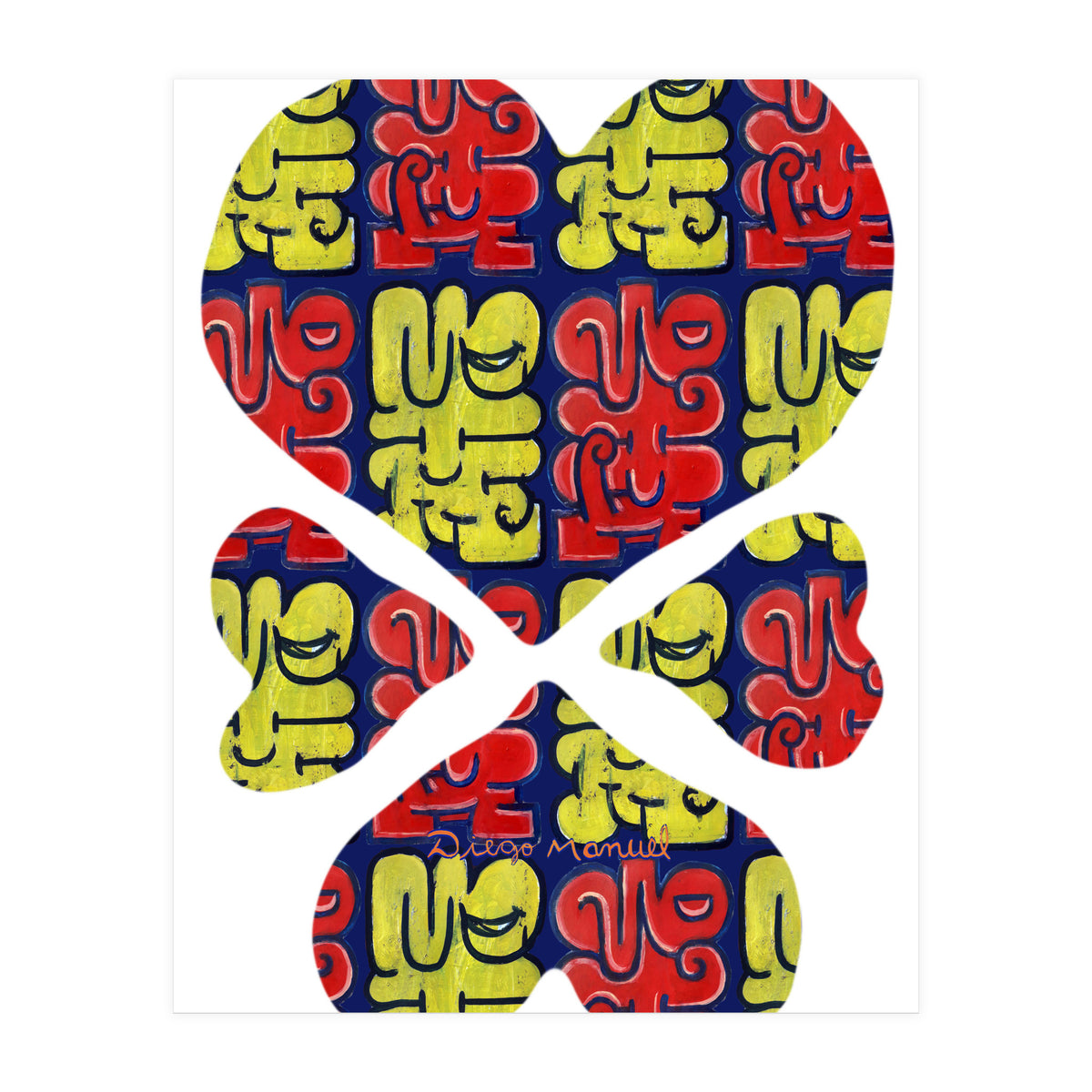 4 Corazones 4 (Print Only)