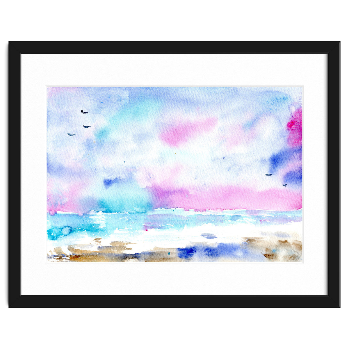 Tenderness of the sea || watercolor