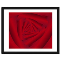 Rose Flower Swirl Art