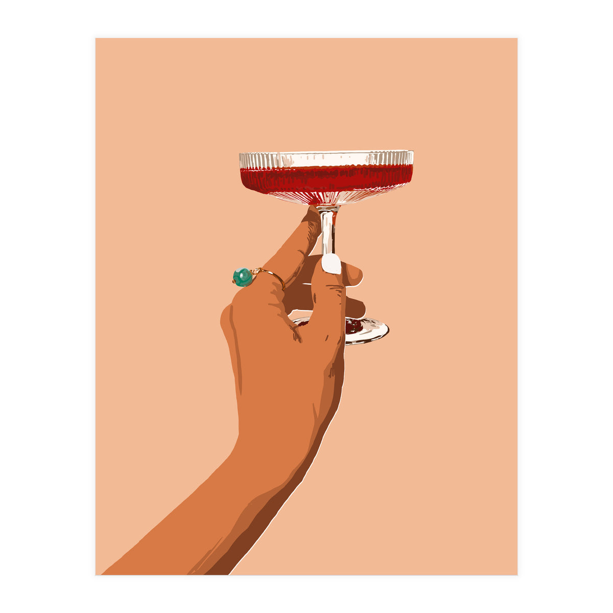 Cheers To Love, Laughter & Happily Ever After (Print Only)