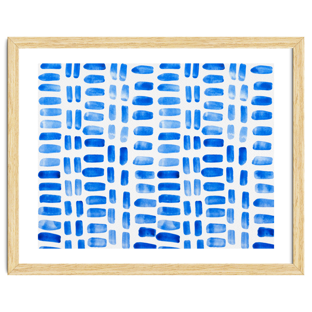 Blue abstract rectangles