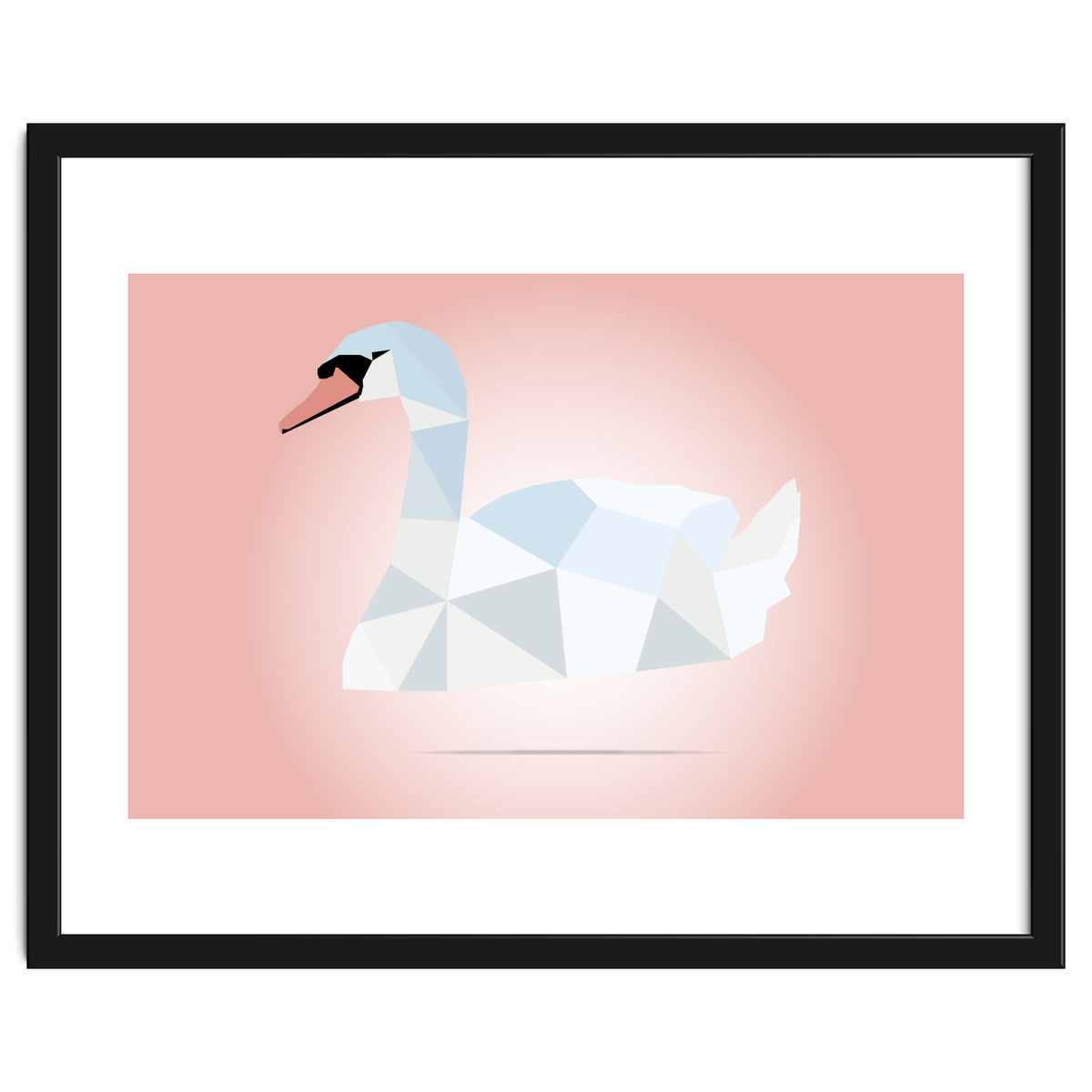 Swan Low Poly Art