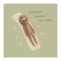 Bigfoot Caught On Tape (Print Only)