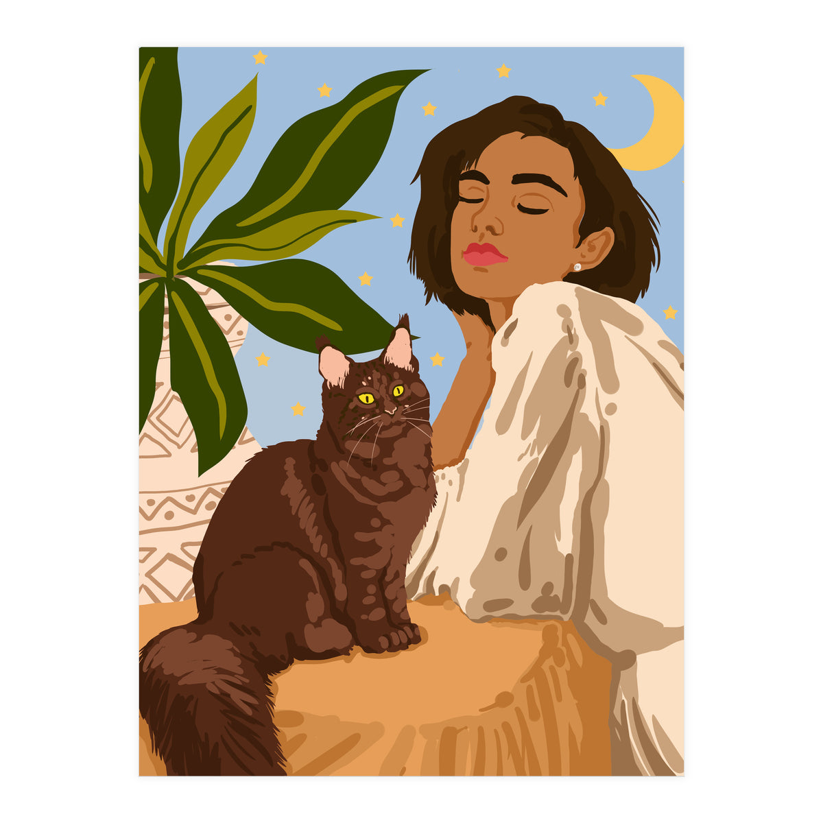 Proud Cat Mama (Print Only)