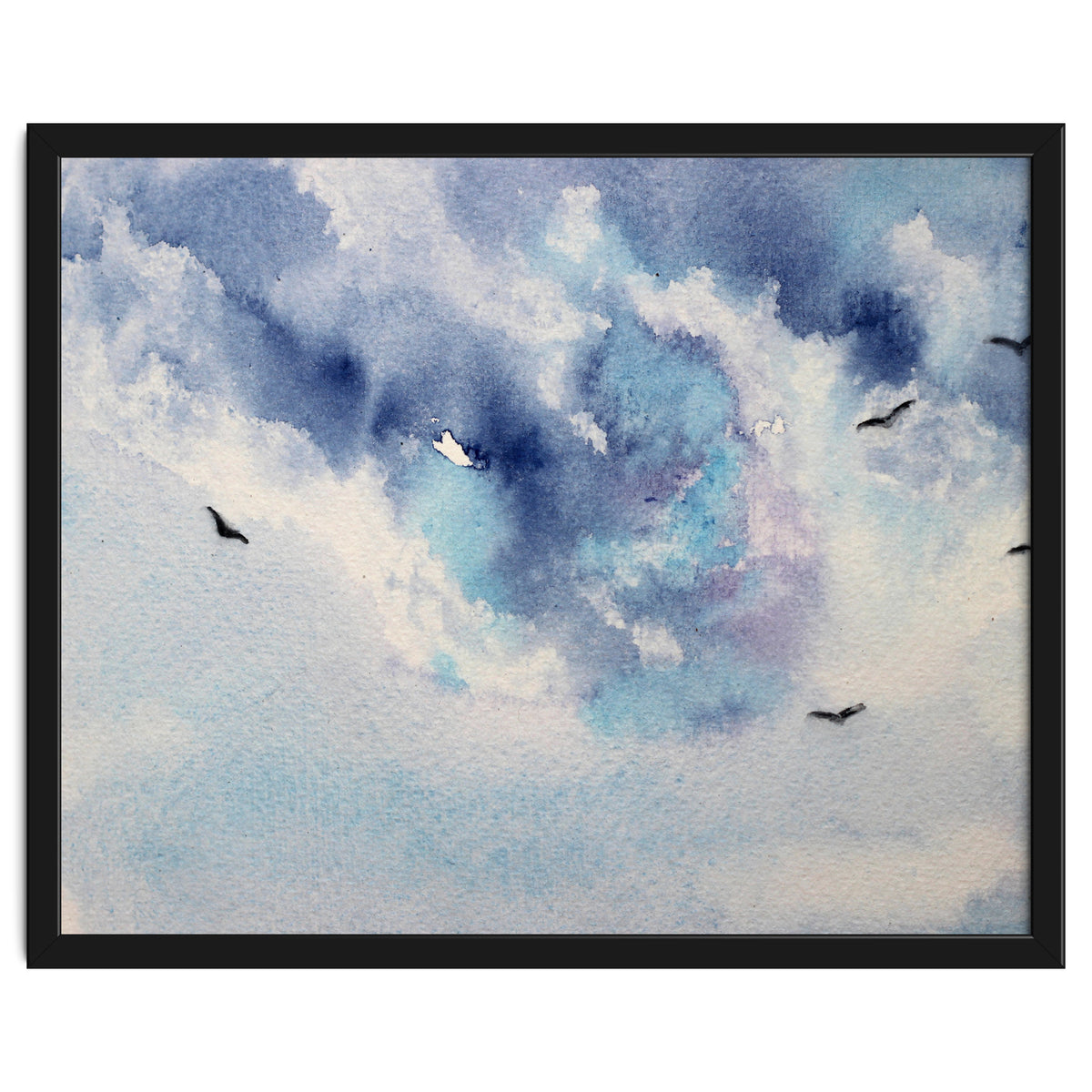 Dramatic sky || watercolor