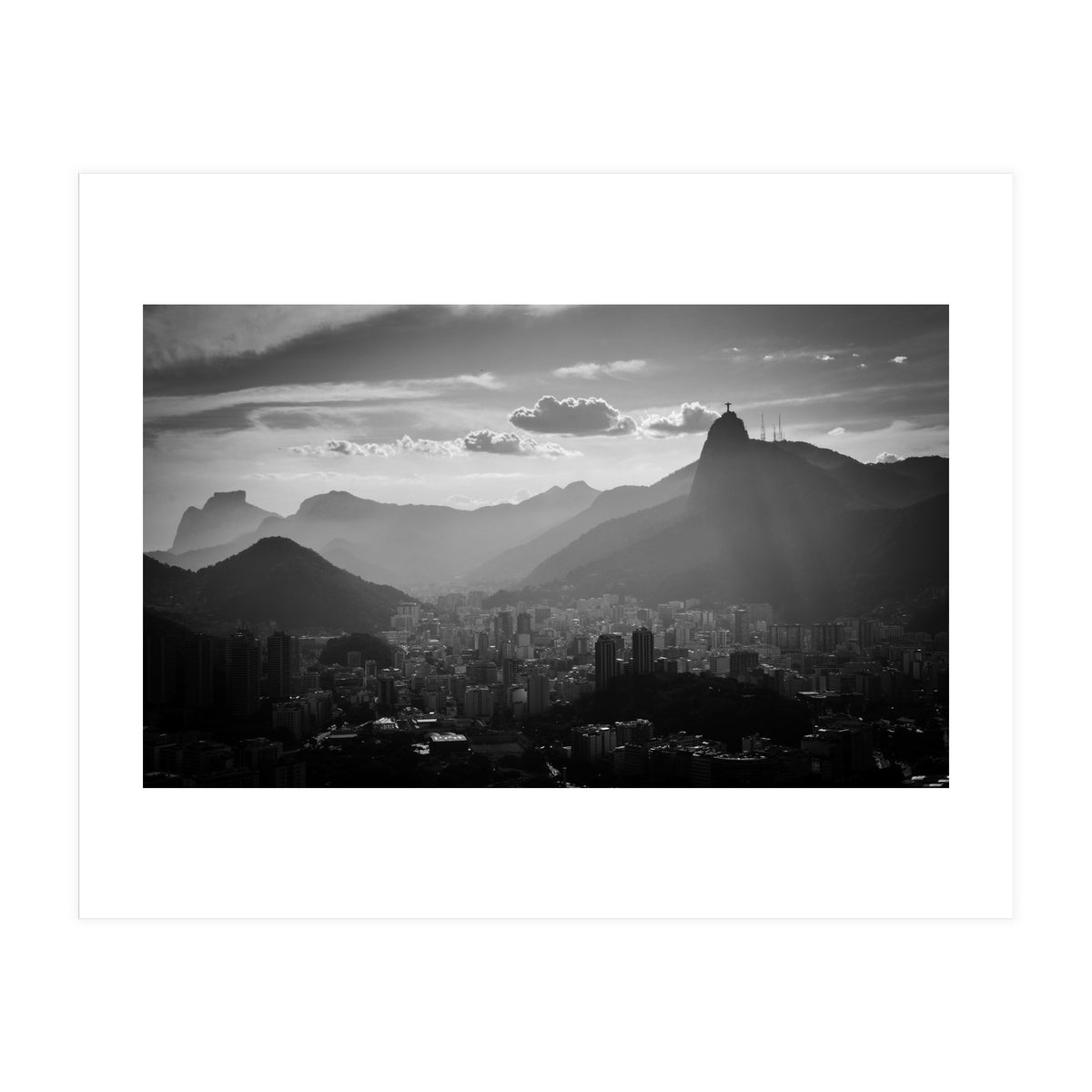 Carioca Silhouettes landscape (Print Only)