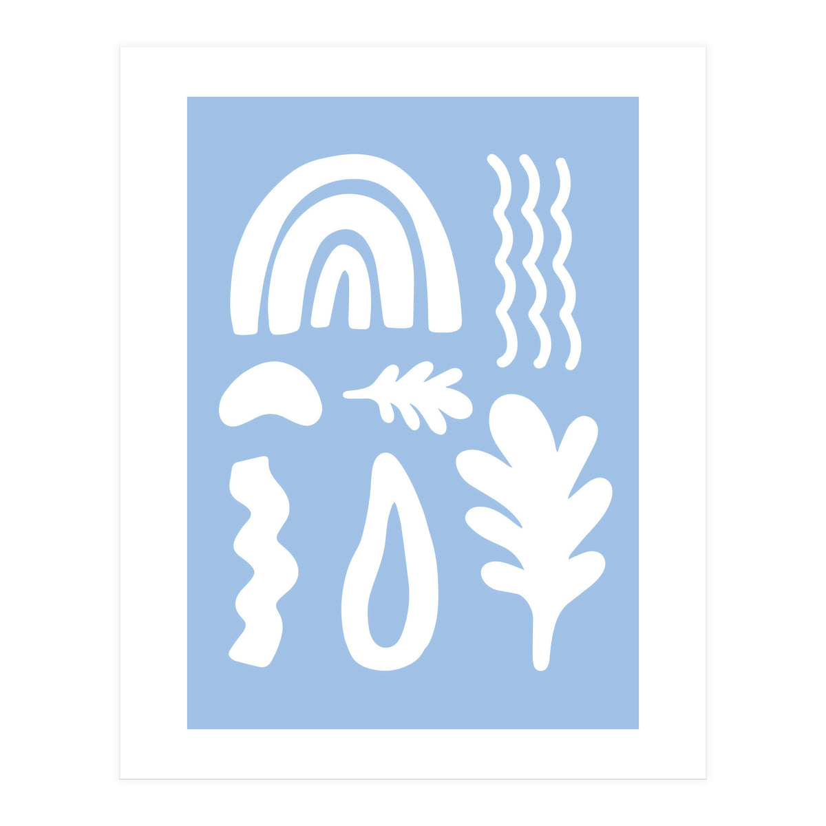 Abstract Happy Shapes (Print Only)