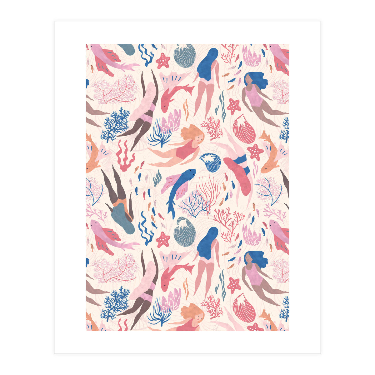 Almost Mermaid (Print Only)