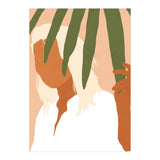 Musafir | Traveler Feminism Woman of Color in White Shirt | Palm Tropical Minimal Bohemian Fashion (Print Only) thumbnail