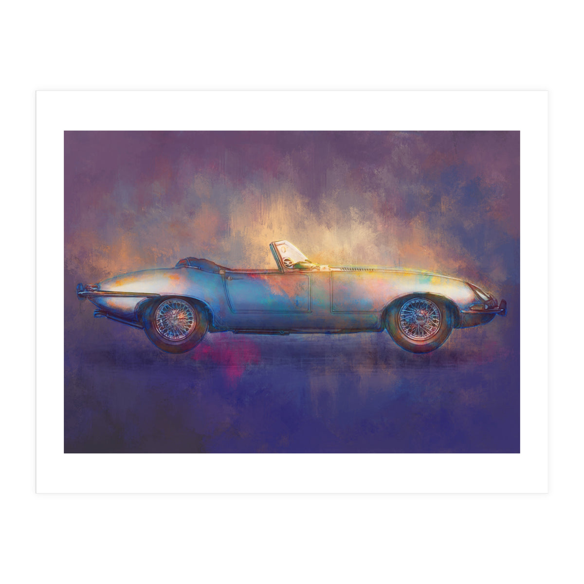 Jaguar E Type (Print Only)