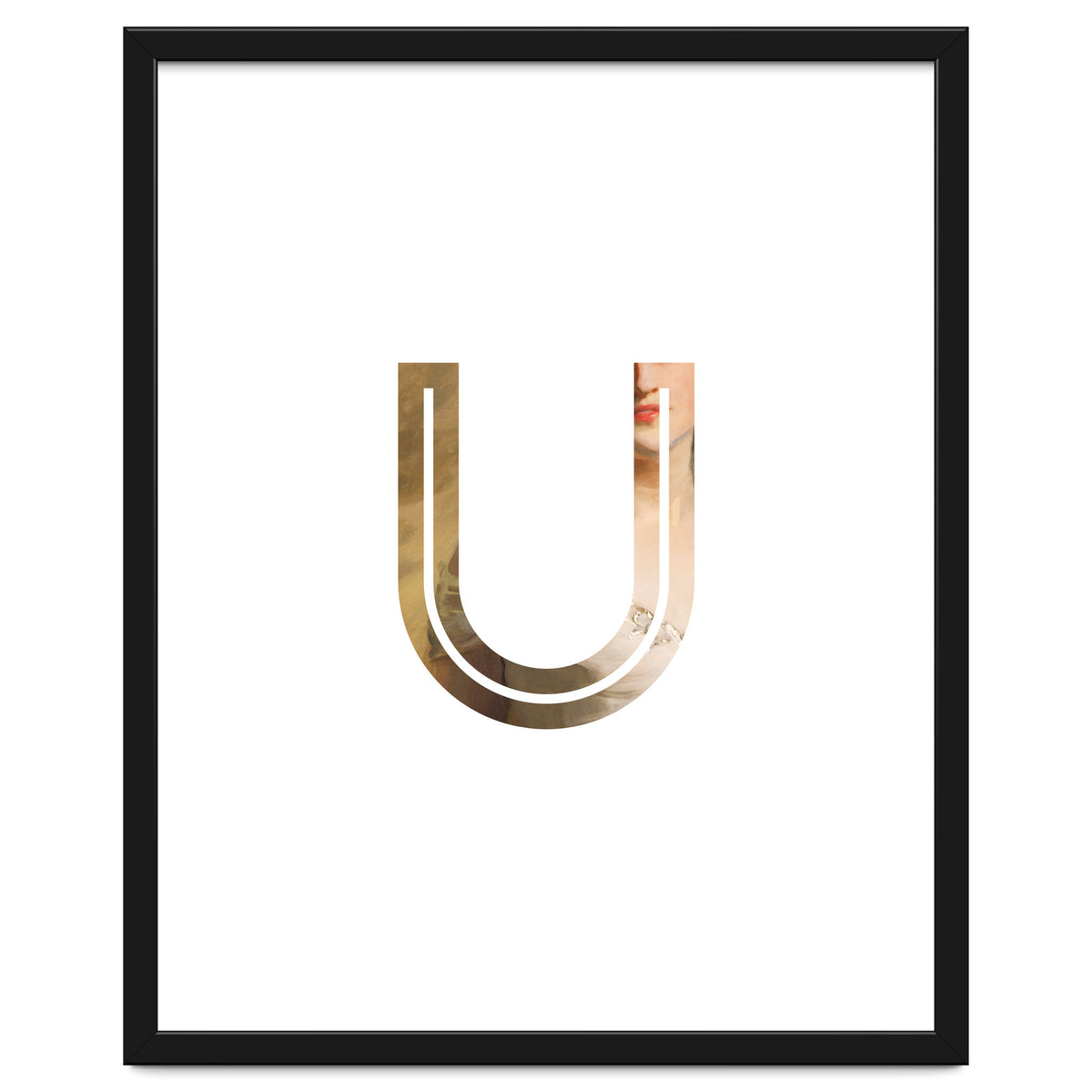 Letter U - (Impress)