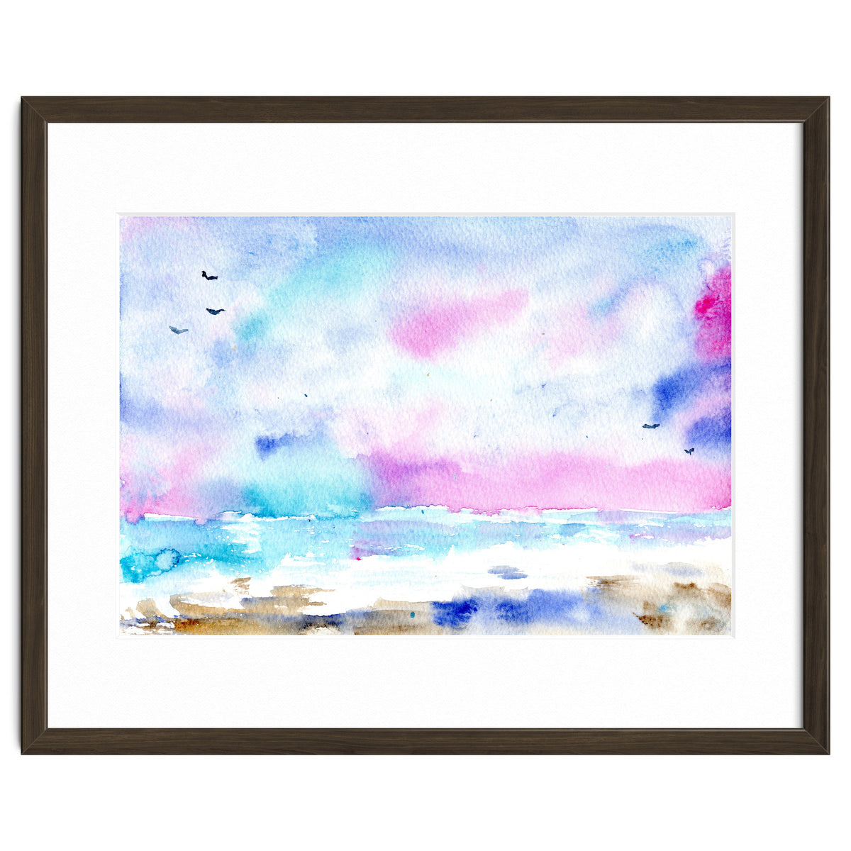 Tenderness of the sea || watercolor
