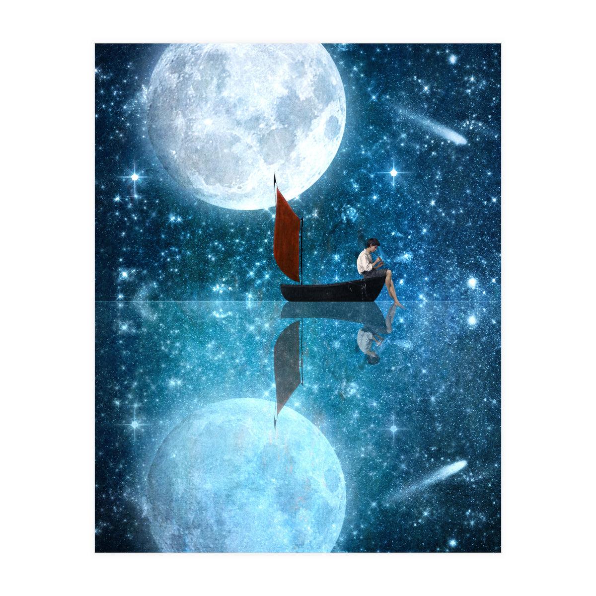 The Moon And Me (Print Only)