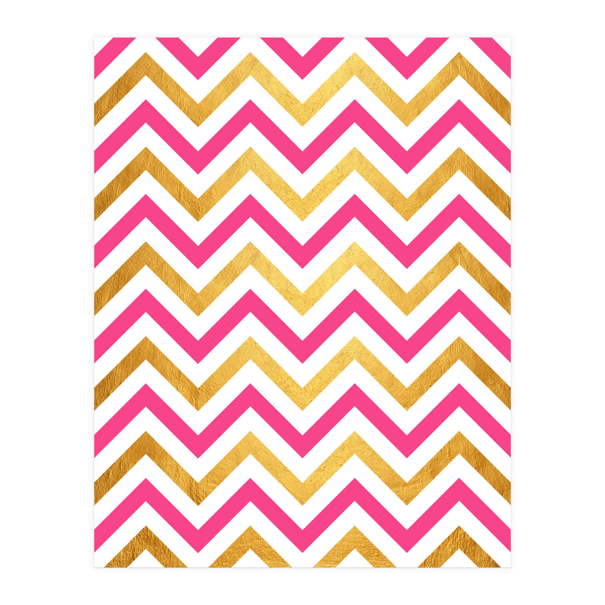 Chevron Golden I (Print Only)