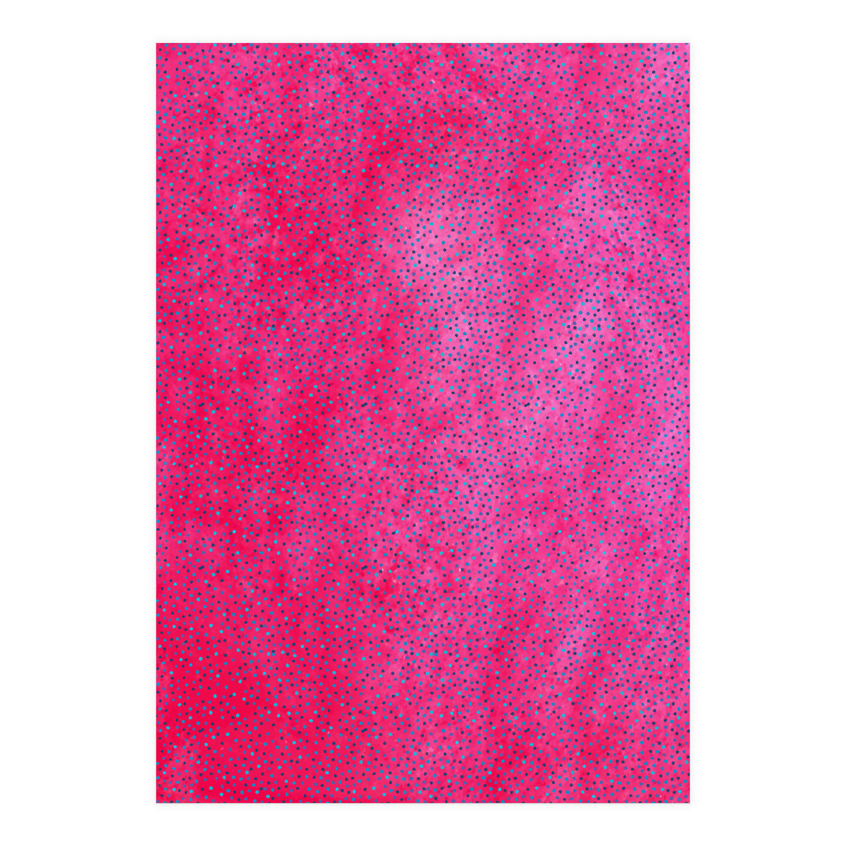 Pink & Blue Polka Dots (Print Only)