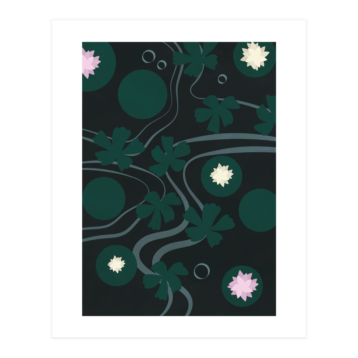 Lake At Night (Print Only)